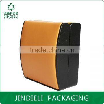 Fashion Arc Yellow and Black Leather Jewelry Box photo-2