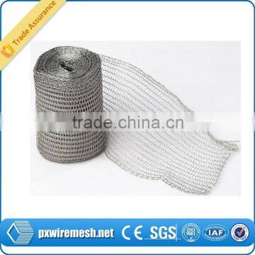 Hot galvanized knitted stainless steel wire mesh made in China