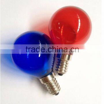led G45/G40 replacement bulbs holiday lighting decoration clear galss cover waterproof outdoor