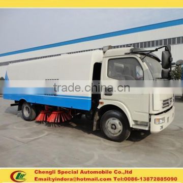 Dongfeng 4*2 small price of road sweeper truck