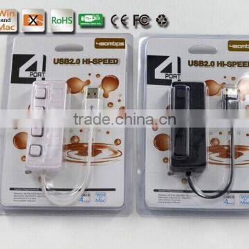 USB 2.0 Hub With 4 Ports and Individual LED Switch Power photo-3