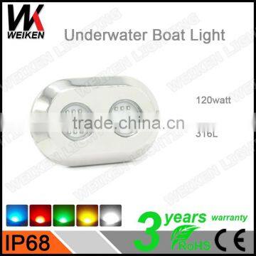 Marine 12v DC Led Light/ Crees Led Boat Light 12v for Marine Swimming Pool Lighting Green