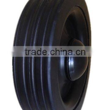 5 inch small semi-pneumatic rubber wheels for hand trolley /hand cart / push cart