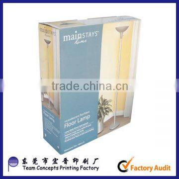 custom corrugated packaging box for floor lamp