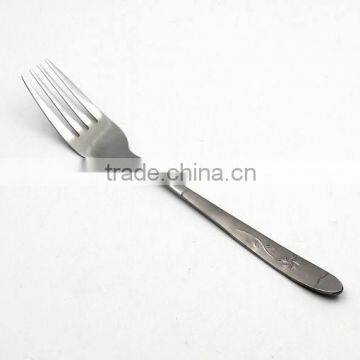 LBY factory magic stainless steel steak&table fork cutlery