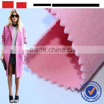 Worsted Wool Fabric 100 Polyester Knit Fabric