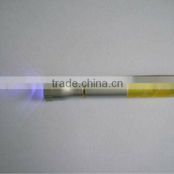 promotional LED torch, LED gift torch light with pen