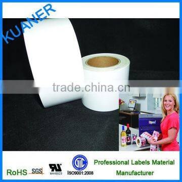 WHITE printable PP synthetic self adhesive sticker paper for inkjet memjet printer