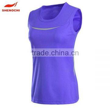 Dongguan cheap high quality custom low moq cycling running vest