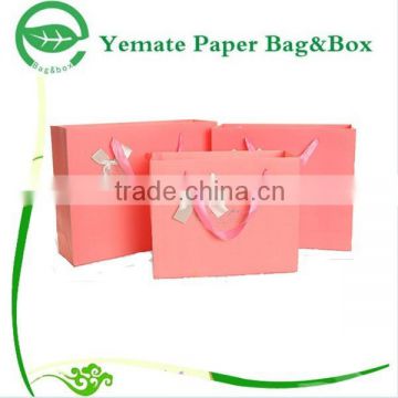 popular in market printed recycle foldable double paper gift cheap custom paper bag