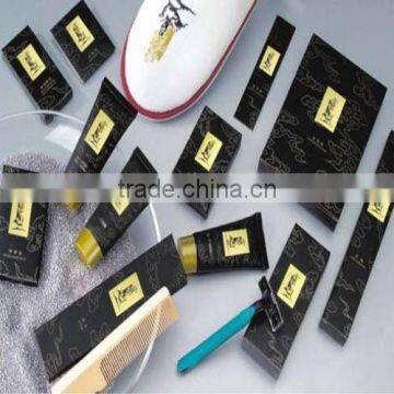 BLACK hotel amenities set