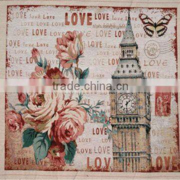 Jacquard Cushion Polycotton Cushion for Home &hotel Decoration &promotion&gift LOVE Design-44