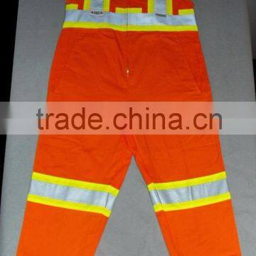 High Quality Reflective Work Trousers Safety Flame Resistant Work Pants Cotton Coverall