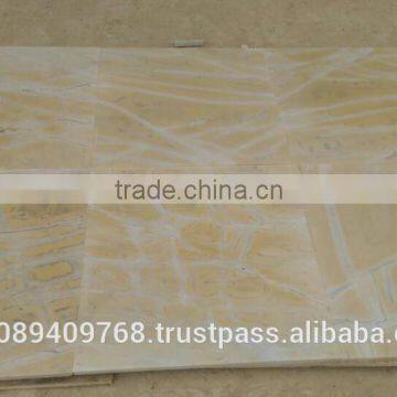 Vietnam Wood Marble Tile Yellow