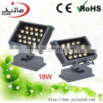 outdoor led flood light RGB 18W,outdoor projector light JU-2005-18W