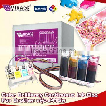 Color Brilliancy Continuous Ink Ciss For Brother mfc-J415w