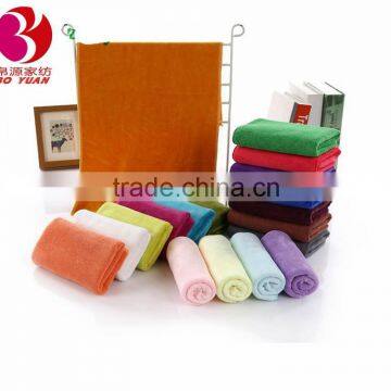 China Top 10 Towels' supplier high quality pva Embroidery white bathroom towel