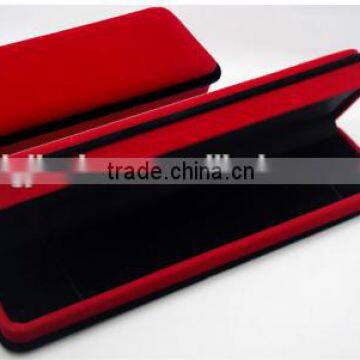 2015 Hot sale jewlery set necklace box Velvet flannelette flocking custom