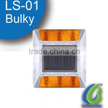 LS-01 Factory Plastic colorful reflective Solar LED road stud