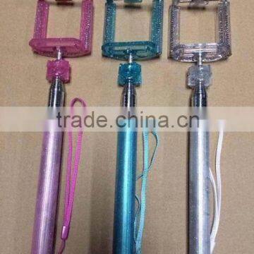 New Arrival Crystal Selfie Stick Monopod