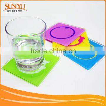 Hot Sale Acrylic Coaster With Different Color /Shape