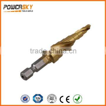 HSS Steel 4-12mm Step Drill Bit Titanium Bits Tool