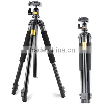 Q308 Brand quality Aluminum portable 1.14KG black digital camera tripod 1470mm Height photographic tripod stand for video & DSLR                        
                                                Quality Choice