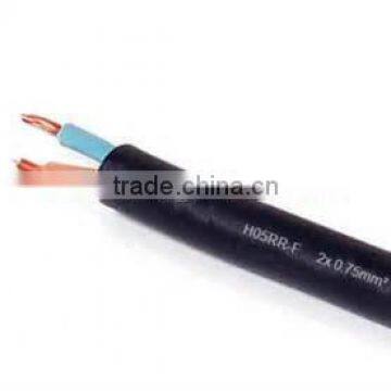 2 cores VED rubber cable H05RR-F/H05RN-F made in China