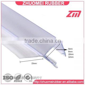 135 degree plastic glass shower door seal