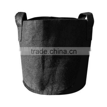 Wholesale Hydroponics 1,2,3,5,10,15,20,25 Gallon Black Handles Fabric Grow Bags/Pot photo-2