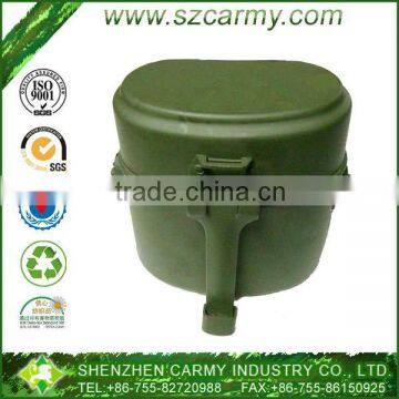 2014 hot sale tough and high quality Aluminum Oliver green Germany Army mess tin