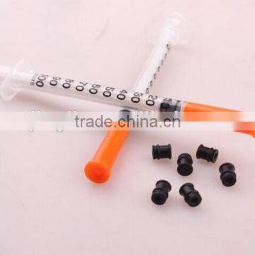 disposable insulin syringe rubber gasket