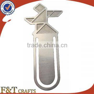 Mini Etch Metal Stainless Clip Custom Steel Bookmark for Dictionari photo-3