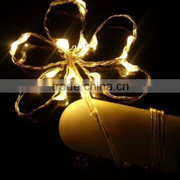20 Bulbs Battery Led decoration String Lights Yellow Light String for holiday and christmas