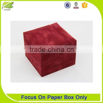 2016 custom logo printing jewelry box leather