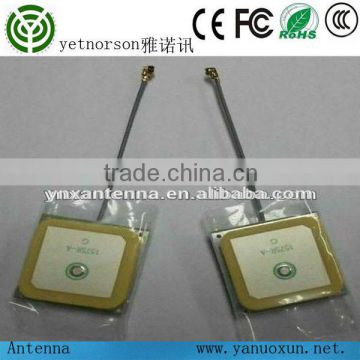 manufactory 1575.42mhz 28dbi internal ceramic jvc kw-nt1 gps antenna with 1.1.3 cable IPEX connector