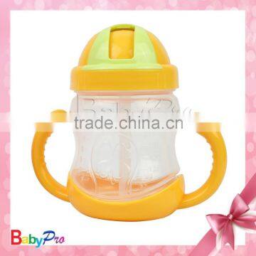 China alibaba supplier good quality baby item colorful baby training cup nipple cup with straw cute baby cup