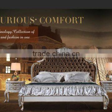 Luxury Antique Wooden Bedroom Furniture Antique Hand Carved Chair Furniture photo-5