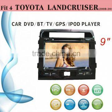 radio shack gps car tracker dvd player fit for Toyota Landcruiser 2008 - 2014 with bluetooth tv wifi