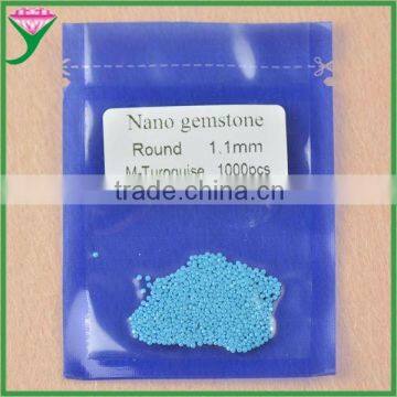 wholesale egyptian sleeping beauty raw round nano synthetic blue turquoise stone price