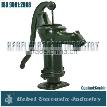 Green Cast Iron Water Hand Pump/Mini Hand Water Pump