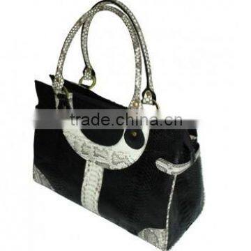 Python leather handbag SPH-006