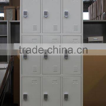 High-grade steel storage cabinet,metal/wardrobe/cupboard/locker for gym/office/school/steel locker spare parts cabinet