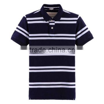 cheap polyester cotton striped T shirts