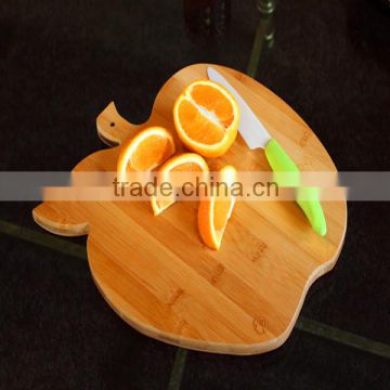 Factory supplier big apple bamboo cutting board,bamboo chopping boards /bamboo chopping board for wholesale with LFGB,FDA