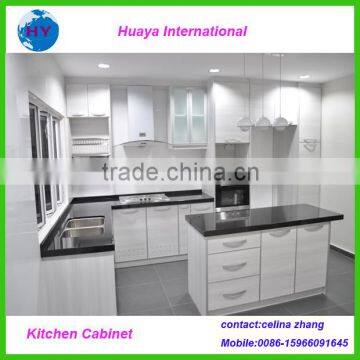 Kitchen Cabinet Design for free/ chinese cheap kitchen cabinet for project