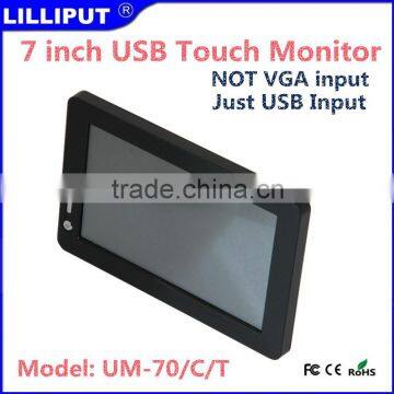 Just USB Input 7-inch TFT LCD Cheap USB Touchscreen Monitor