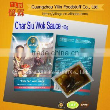 100g Char Siu Wok Sauce with Chinese flavoring and high quality