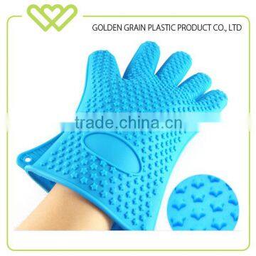 heat resistant silicon kitchen BBQ Cooking Oven Gloves