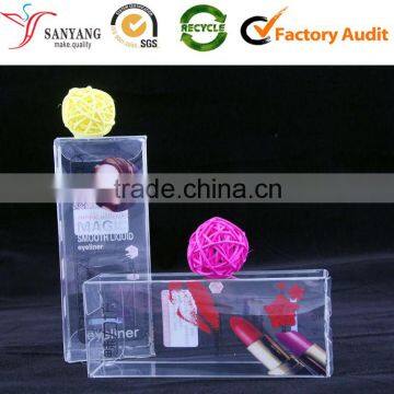 Clear PVC/PP packaging box electrical transparent PVC box for gift cosmetic electronics